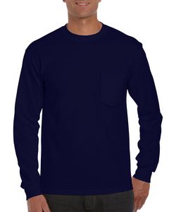 [2410] Gildan® Unisex Ultra Cotton® Long Sleeve Pocket T-Shirt