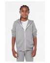 BELLA+CANVAS® Youth Sponge Fleece Full-Zip Hooded Sweatshirt