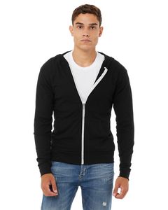 [3939] BELLA+CANVAS® Unisex Triblend Full-Zip Lightweight Hoodie
