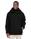 North End® Men's 3-in-1 Parka with Dobby Trim