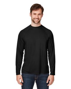 [CE110] Core 365™ Unisex Ultra UVP™ Marina Raglan Long Sleeve T-Shirt