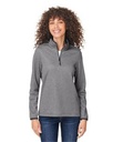 Core 365™ Women's Venture Heathered Stripe Quarter-Zip Pullover