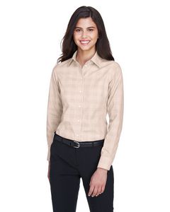 Devon & Jones™ Women's Crown Collection® Glen Plaid Woven Dress Shirt