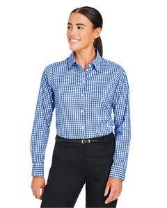 [DG536W] Devon & Jones™ Women's CrownLux Performance® Gingham Dress Shirt