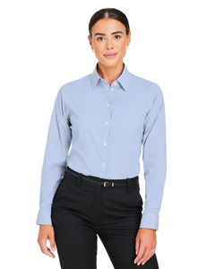 [DG537W] Devon & Jones™ Women's CrownLux Performance® Microstripe Dress Shirt