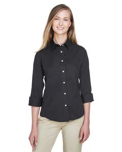 [DP625W] Devon & Jones™ Women's Perfect Fit™ Three-Quarter Sleeve Stretch Poplin Dress Shirt