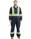 Berne® Apparel Safety Striped Gasket Unlined Coverall