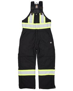 Berne® Apparel Safety Striped Arctic Insulated Bib Overall