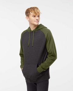 Independent Trading Co.® Unisex Raglan Hooded Sweatshirt