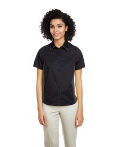 [M586W] Harriton® Women's Flash IL Colorblock Shirt