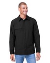 Harriton® Unisex Flex Twill Overshirt Jacket