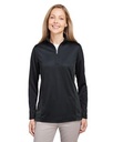 Harriton® Women's Flash Snag Protection Plus IL Colorblock Quarter-Zip Pullover