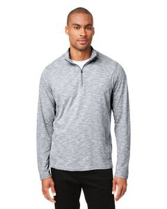 [NE415] North End® Men's Eclipse Jacquard Quarter-Zip Pullover