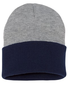 [SP12T] Sportsman™ 12" Color Blocked Cuffed Beanie