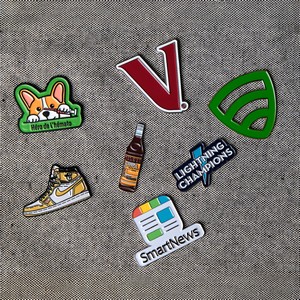 Diestruck Soft Enamel Lapel Pins - 1 1/2" W x 1 1/2" H