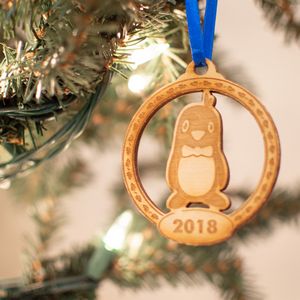 Wood Ornaments - 3" W x 3" H