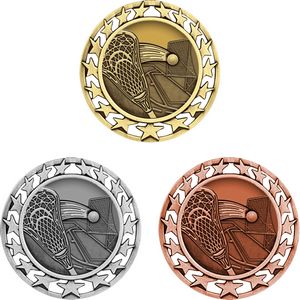 Stock Star Sports Medals - Lacrosse