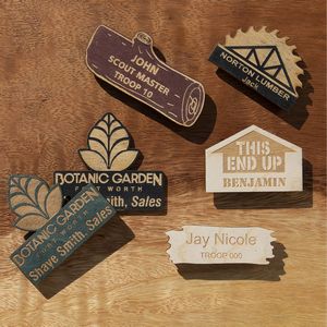 [WDNT] Wood Name Tags
