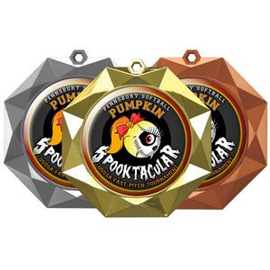 Digistock Medals - Geometric Border with 2" DIA Insert