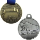 Diestruck Antiqued Medals - 2" DIA