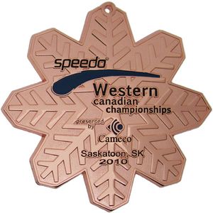 Diestruck Sandblasted Medals - 2" DIA