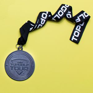 [DSBM25] Diestruck Sandblasted Medals - 2 1/2" DIA
