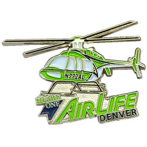[DZSE4] Die Cast Zinc Soft Enamel Lapel Pin - 1.25"