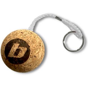 [FLCRKRND] Floatie Recycled Cork Keychains - Round (Ball)