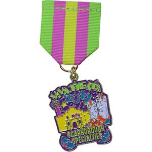 Fiesta Medals - 2" W x 2" H x 1/16" D