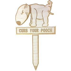 Custom Wood Garden Stakes - 3" W x 8" H x 1/4" D