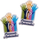 Offset & Screen Printed Lapel Pins - 1 1/2" W x 1 1/2" H