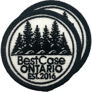 [PTCHEMB45] Embroidered Patch - 4.5" Product Size