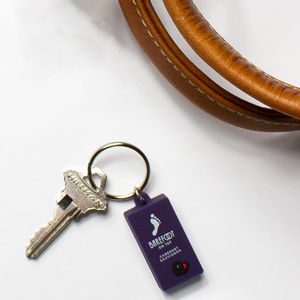 PVC Fob with Keyring - 1 1/2" W x 1 1/2" H