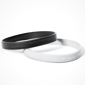 [SBREM5] Embossed Silicone Bracelets - 5mm