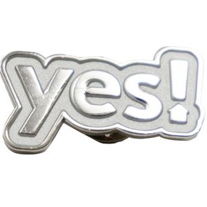 Diestruck Sandblasted Lapel Pins - Iron 1 1/4" W x 1 1/4" H