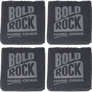 [SLCOAS4] Custom Slate Coaster - 4 Piece Set Square