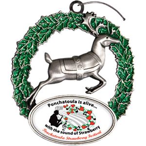 [SLXM40] Digistock 3D Ornaments - Reindeer & Wreath