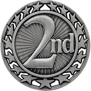 Stock Star Sports Medals - 2nd Place