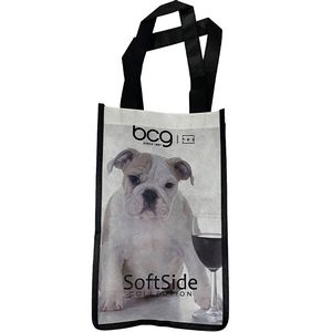 [TB1WI2] Laminated 2 Bottle Wine Tote