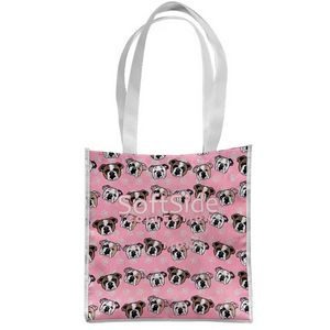 80G PET Tote Bag: 13" W x 13" H x 5" D