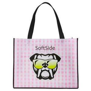 [TBPET16612] 100 GSM PET Tote Bag: 16" W x 12" H x 6" D