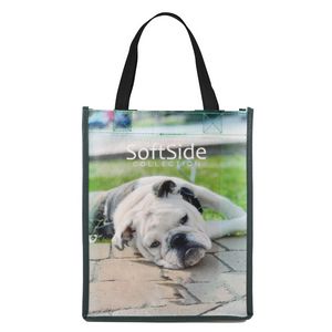 [TBPET8410] 100 GSM PET Tote Bag: 8" W x 10" H x 4" D