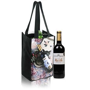 [TBPETWI4] 100 GSM PET 4 Bottle Wine Tote