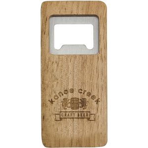 Bamboo Bottle Opener - Rectangular