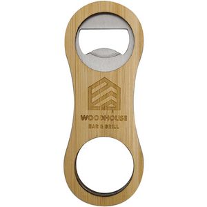 Bamboo Bottle Opener - Rounded