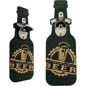 [WMBO] Wood Wall Mounted Bottle Opener