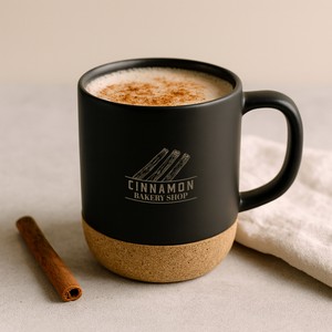 [CM9000] Evora 325ml (11 fl oz) Cork Base Ceramic Mug