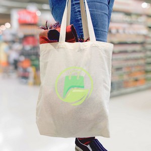 [E6065] Econo 4.5 oz Cotton Tote Bag With Gusset
