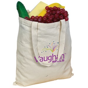 10 oz Cotton Canvas Tote Bag: 14" W x 16" H: 14" W x 16" H