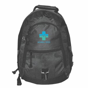 Backpack: Two-Tone Polyester: Two-Tone Polyester